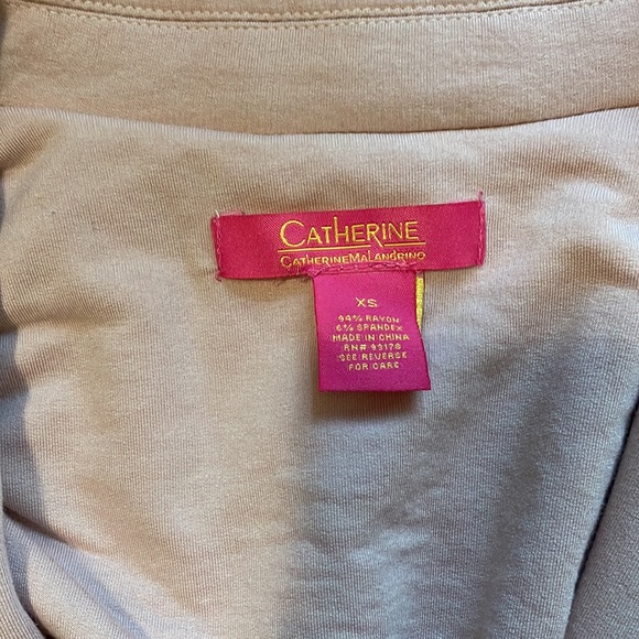 Catherine MaLandrino, pink knit blazer, XS - Picture 4 of 6